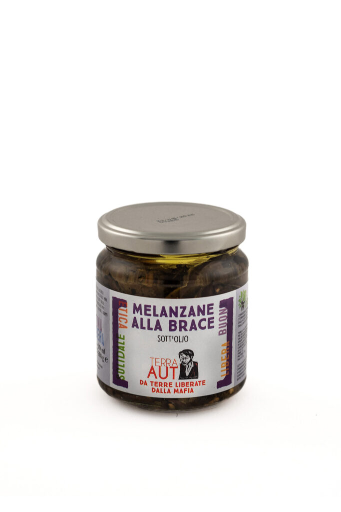 Melanzane alla brace in olio di oliva 280 gr
