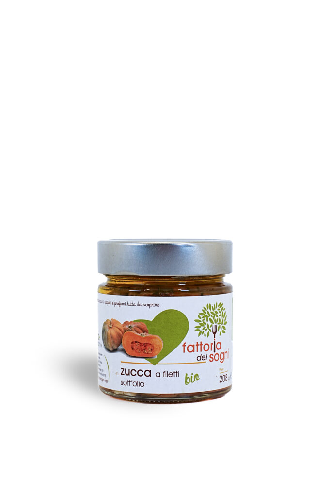 Zucca a filetti sott'olio extra bio Al di Là dei sogni 242g