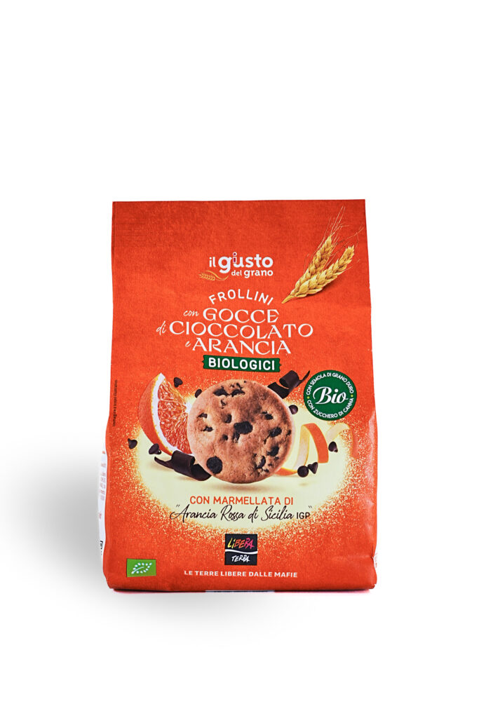 Frollini Gocce di Cioccolato e Arancia - Libera Terra