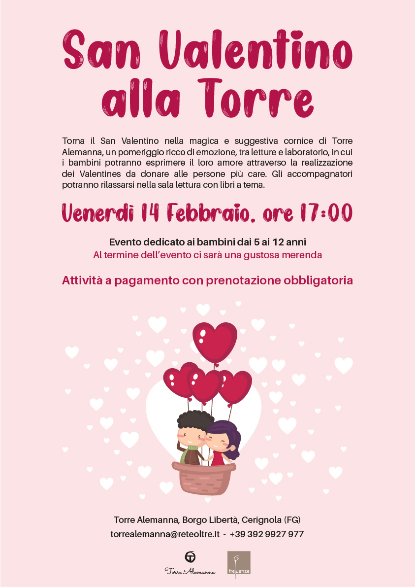San Valentino a Torre Alemanna: un laboratorio per realizzare i Valentines