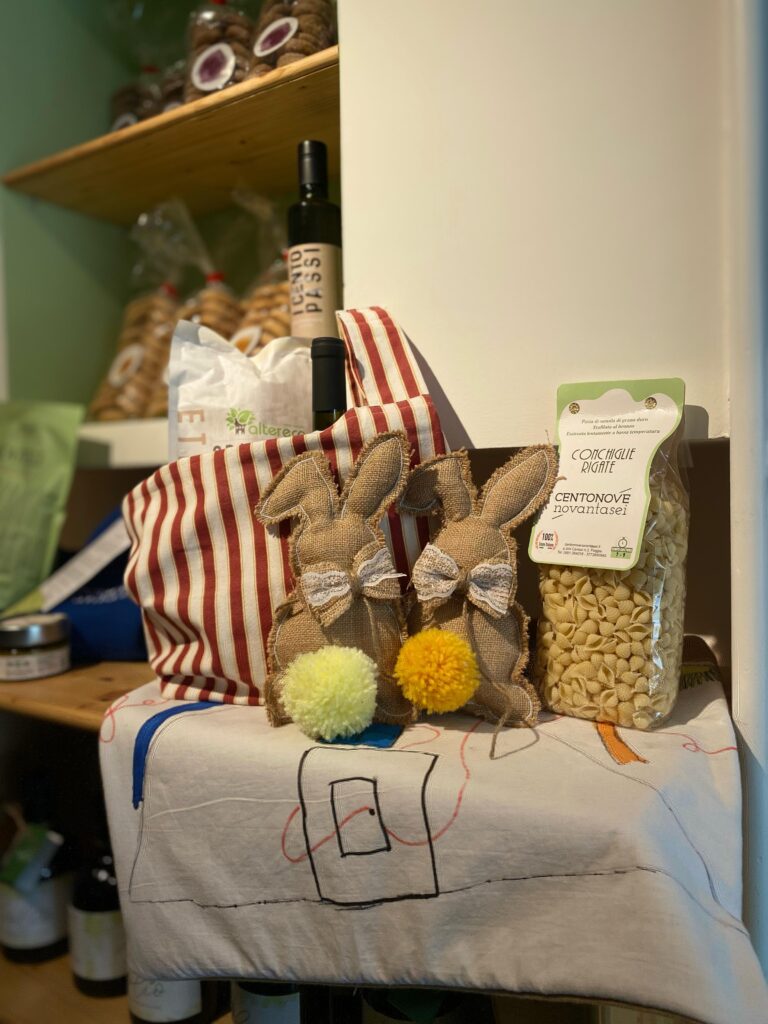 I coniglietti artigianali di “Non perdere un filo” da  Centonove/novantasei