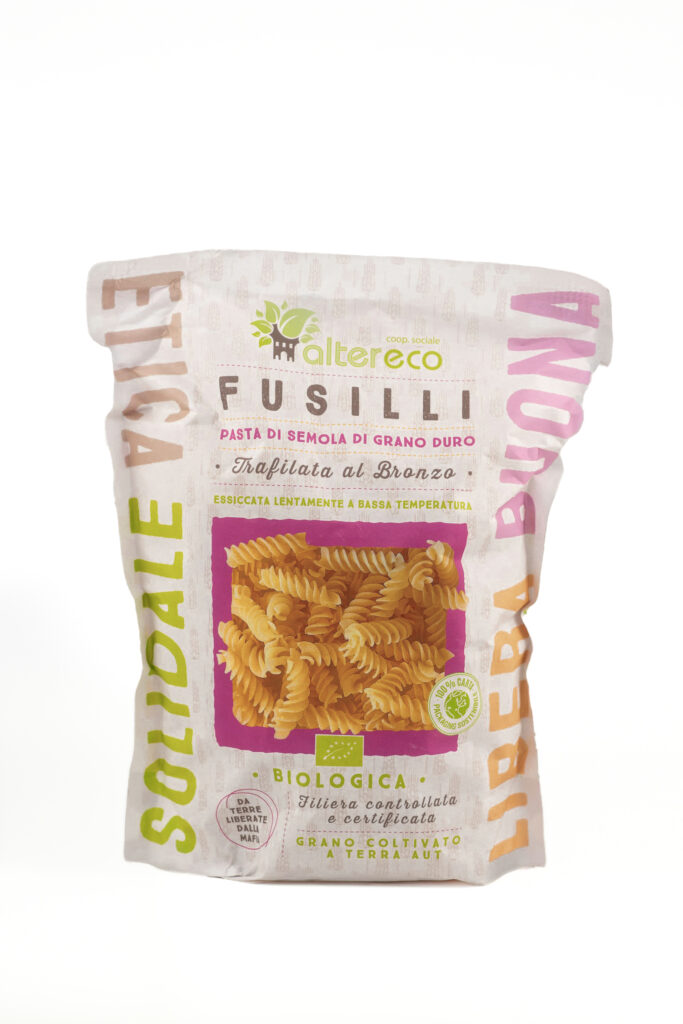 Pasta Altereco - Fusilli Bio trafilati al bronzo