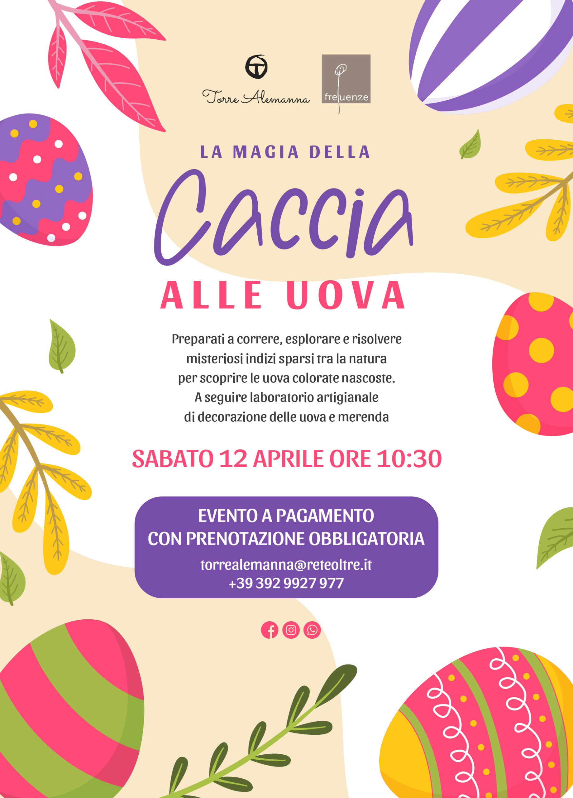 Torre Alemanna, “Caccia alle uova” di Pasqua tra enigmi e sorprese