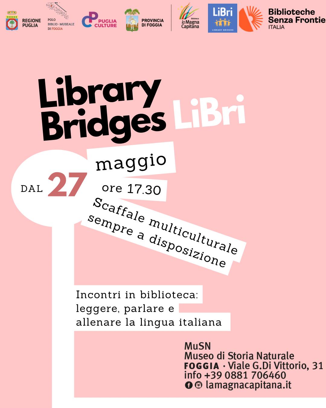 Foggia: Biblioteche Senza Frontiere per migranti, rifugiati, richiedenti asilo