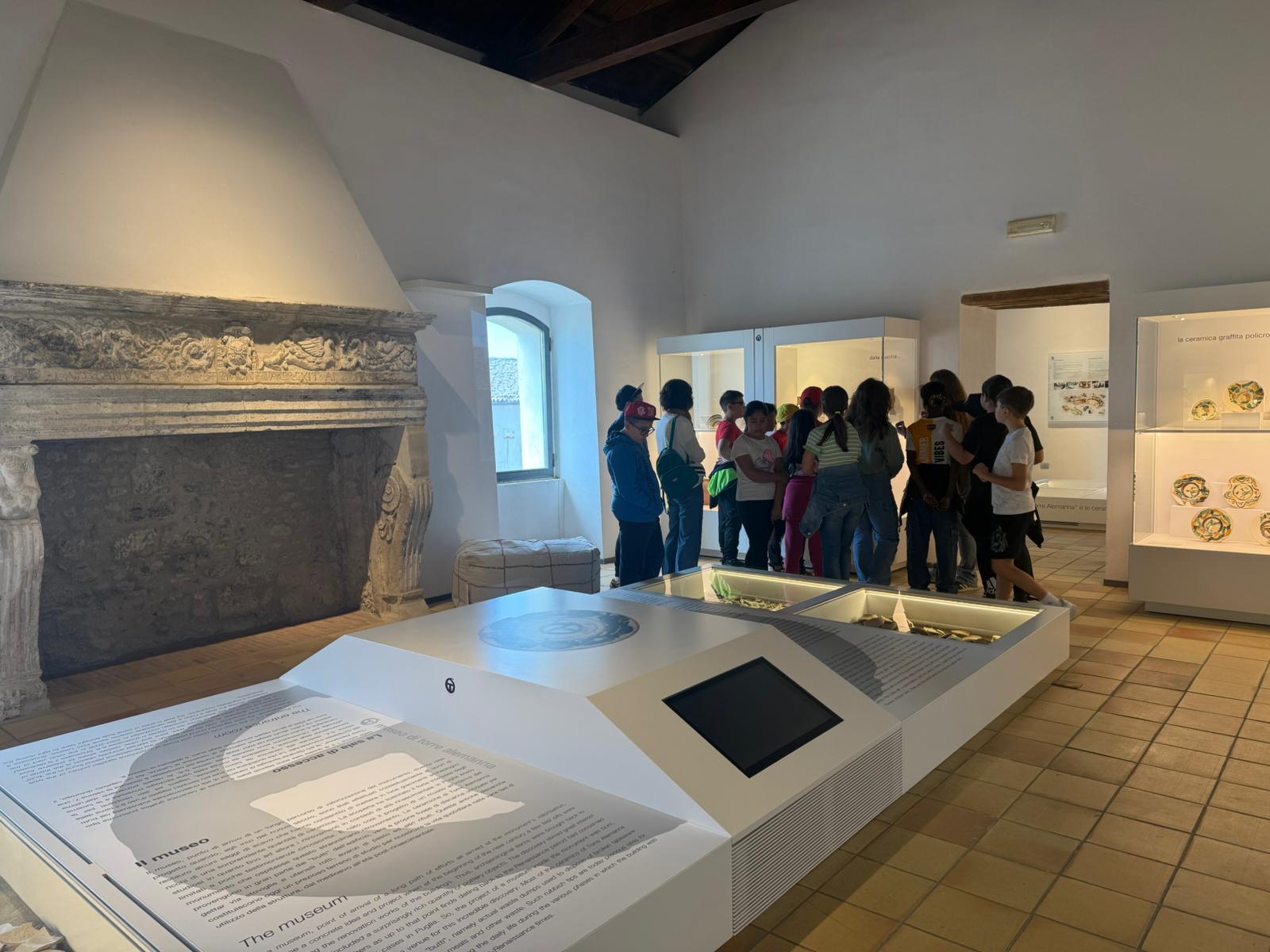 Torre Alemanna, gli alunni dell'I.C. "Aldo Moro" di Stornarella in visita